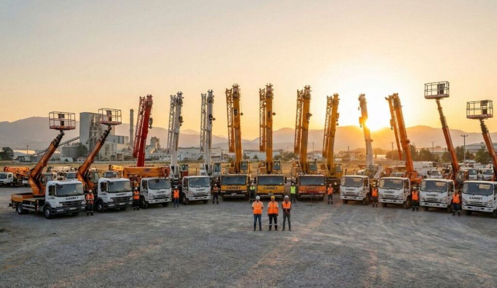 Canbey Vinç filosu – Çatalca operatörlü vinç kiralama