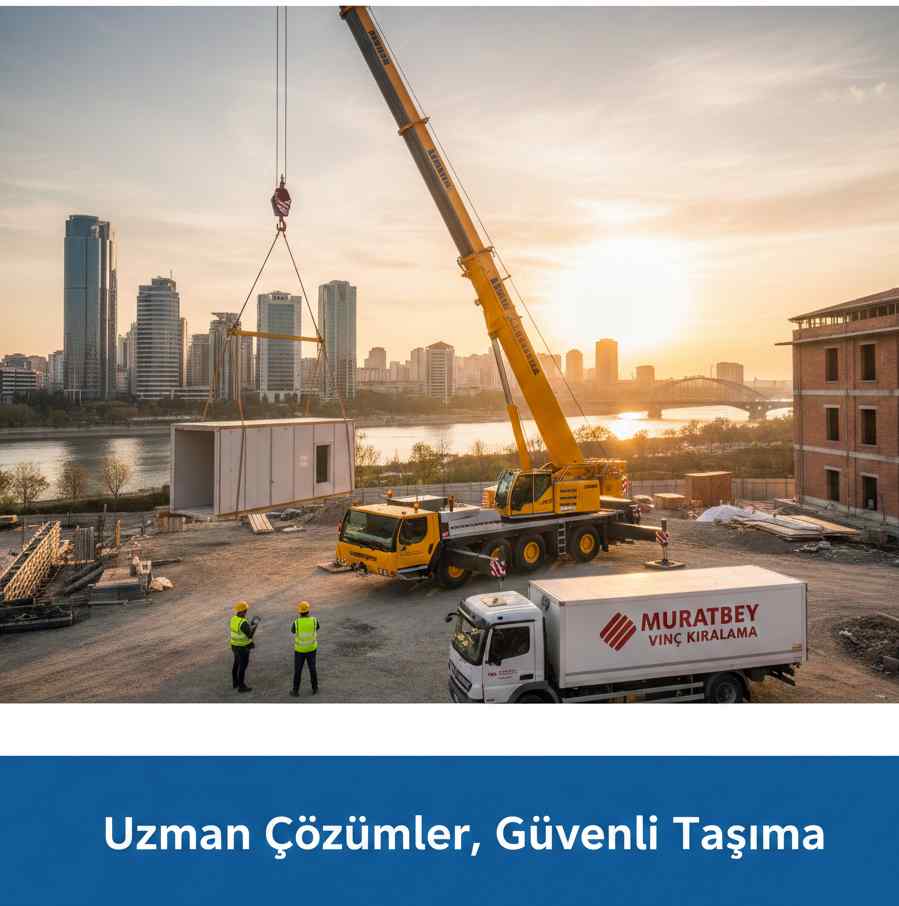 Muratbey'de mobil ve sepetli vinç kiralama hizmetleri