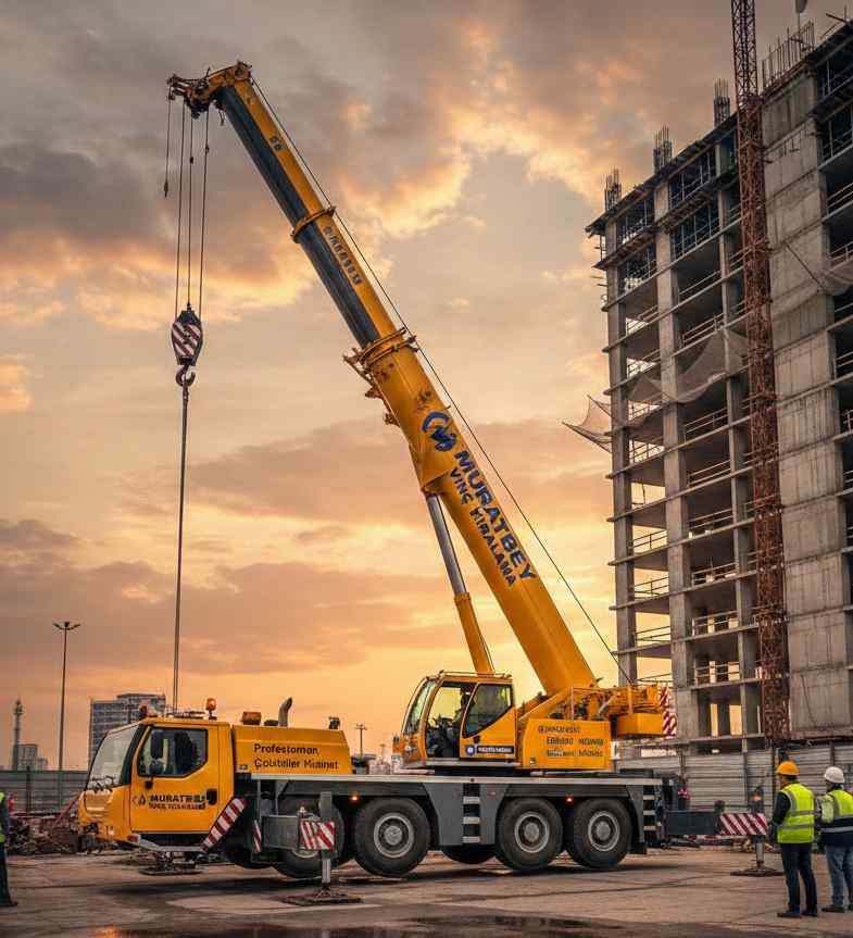 Profesyonel Muratbey kiralık vinç hizmetleri